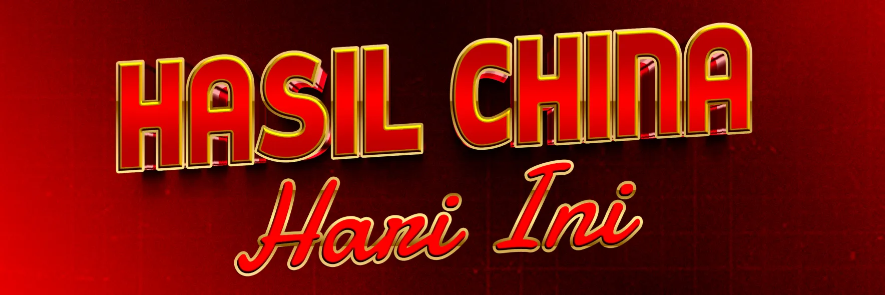 HASIL CHINA HARI INI - ANGKA KELUAR CHINA POOLS 4D